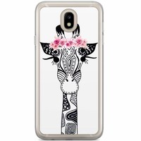 Casimoda Samsung Galaxy J7 2017 siliconen hoesje - Giraffe