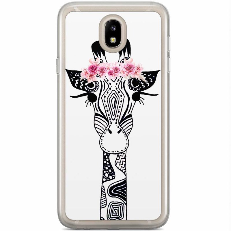 Casimoda Samsung Galaxy J7 2017 siliconen hoesje - Giraffe