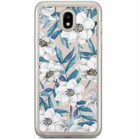 Casimoda Samsung Galaxy J7 2017 siliconen hoesje - Touch of flowers