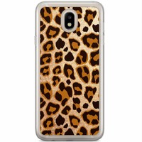 Casimoda Samsung Galaxy J7 2017 siliconen hoesje - Luipaard print