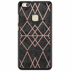 Huawei P10 Lite hoesje - Abstract rose gold