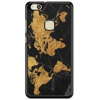 Casimoda Huawei P10 Lite hoesje - Wereldmap