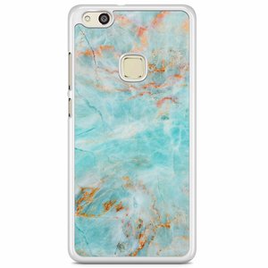 Casimoda Huawei P10 Lite hoesje - Turquoise marmer