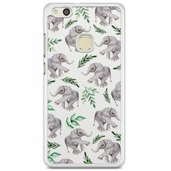 Casimoda Huawei P10 Lite hoesje - Floral olifantjes