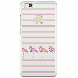 Casimoda Huawei P10 Lite hoesje - Flamingo stripes