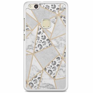 Casimoda Huawei P10 Lite hoesje - Stone & leopard print