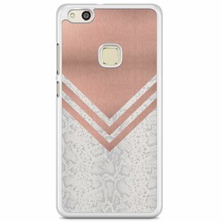 Casimoda Huawei P10 Lite hoesje - Rose gold snake