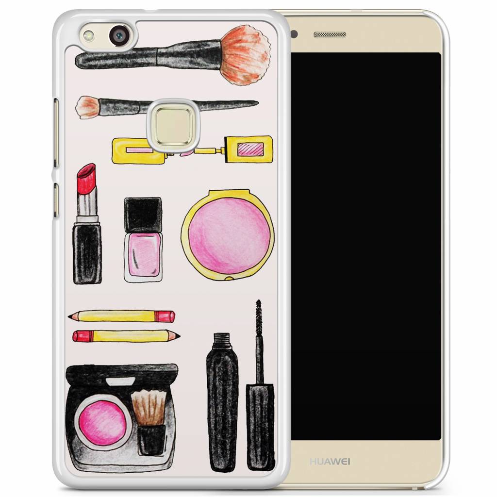 Huawei P10 Lite hoesje Wake up and make up