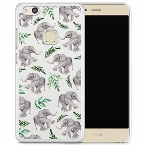 Casimoda Huawei P10 Lite hoesje - Floral olifantjes