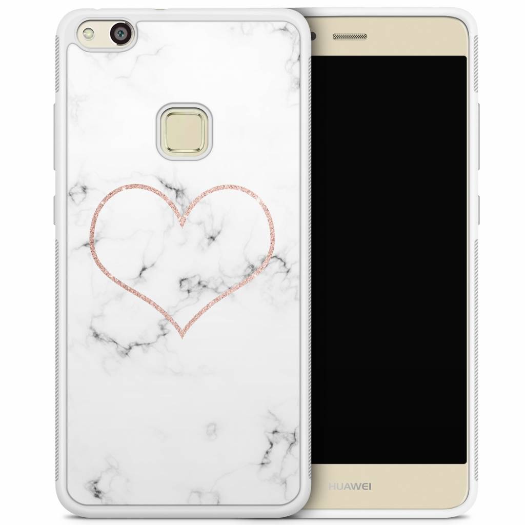 Huawei P10 Lite hoesje Marmer hart
