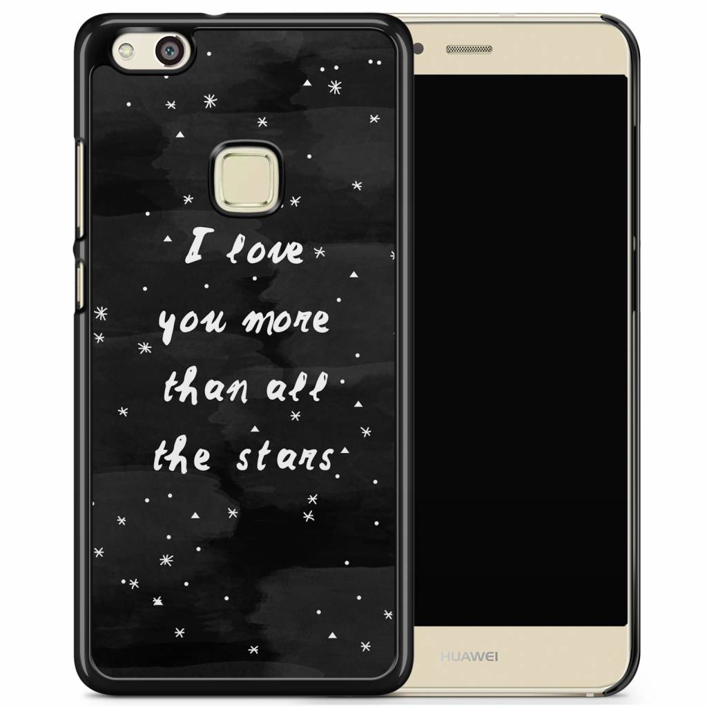 Huawei P10 Lite hoesje Stars love quote