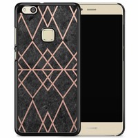 Casimoda Huawei P10 Lite hoesje - Abstract rose gold