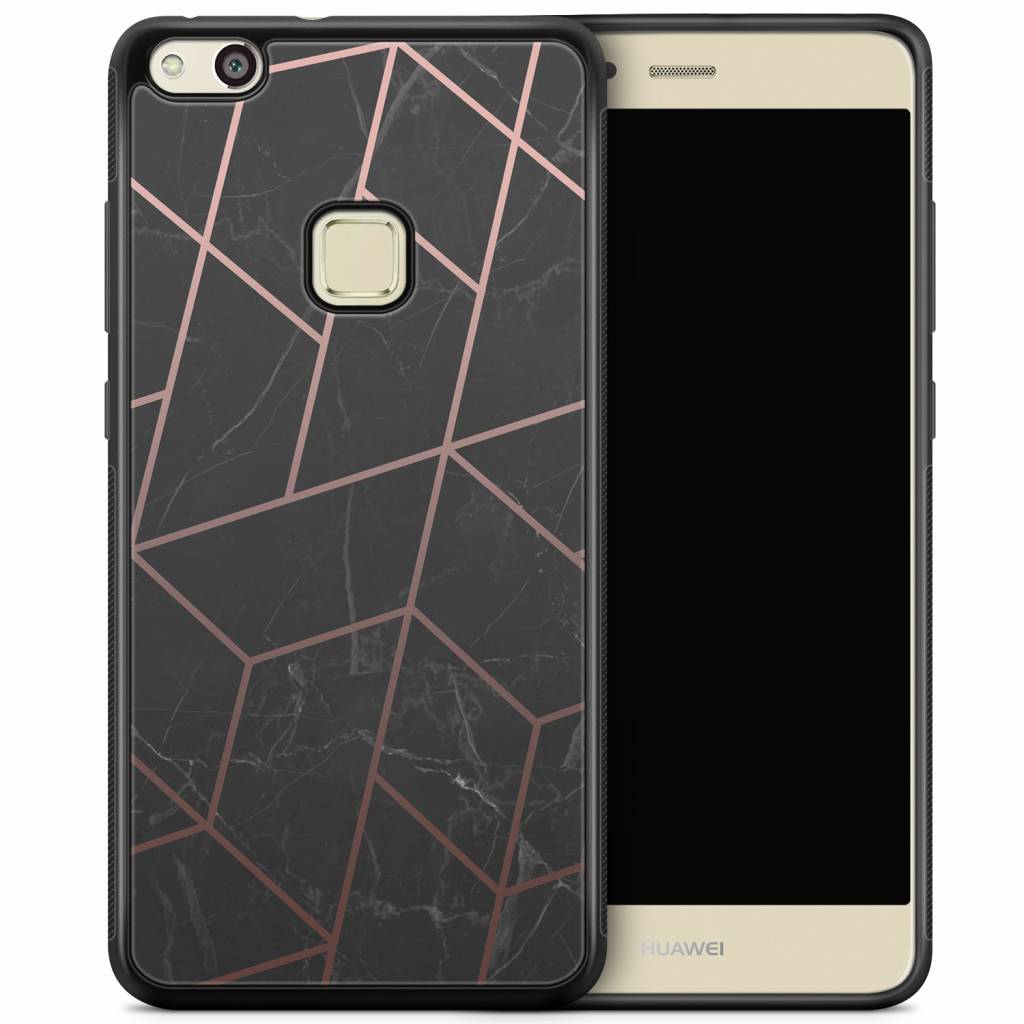 Huawei P10 Lite hoesje Marble grid