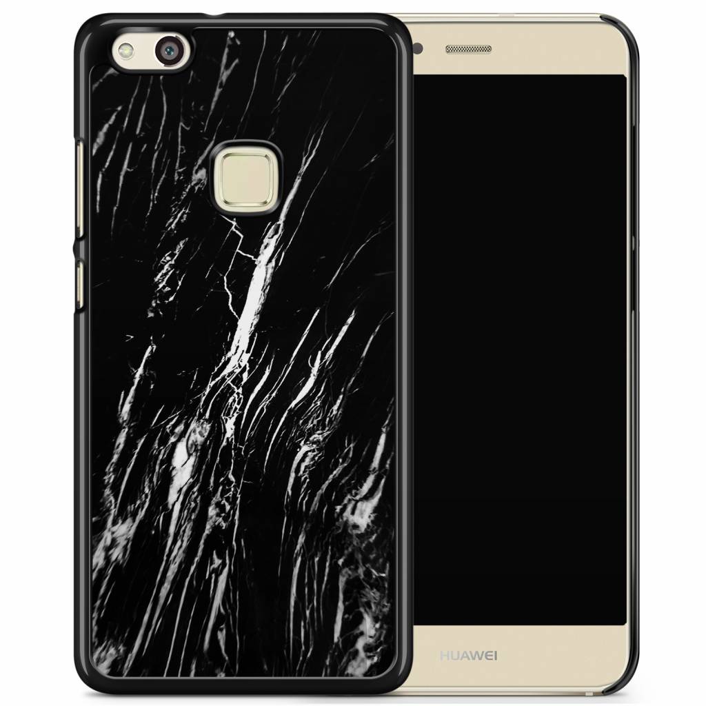 Huawei P10 Lite hoesje Black marble