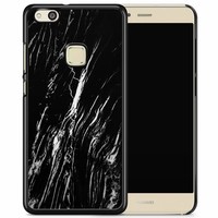 Huawei P10 Lite hoesje - Black marble