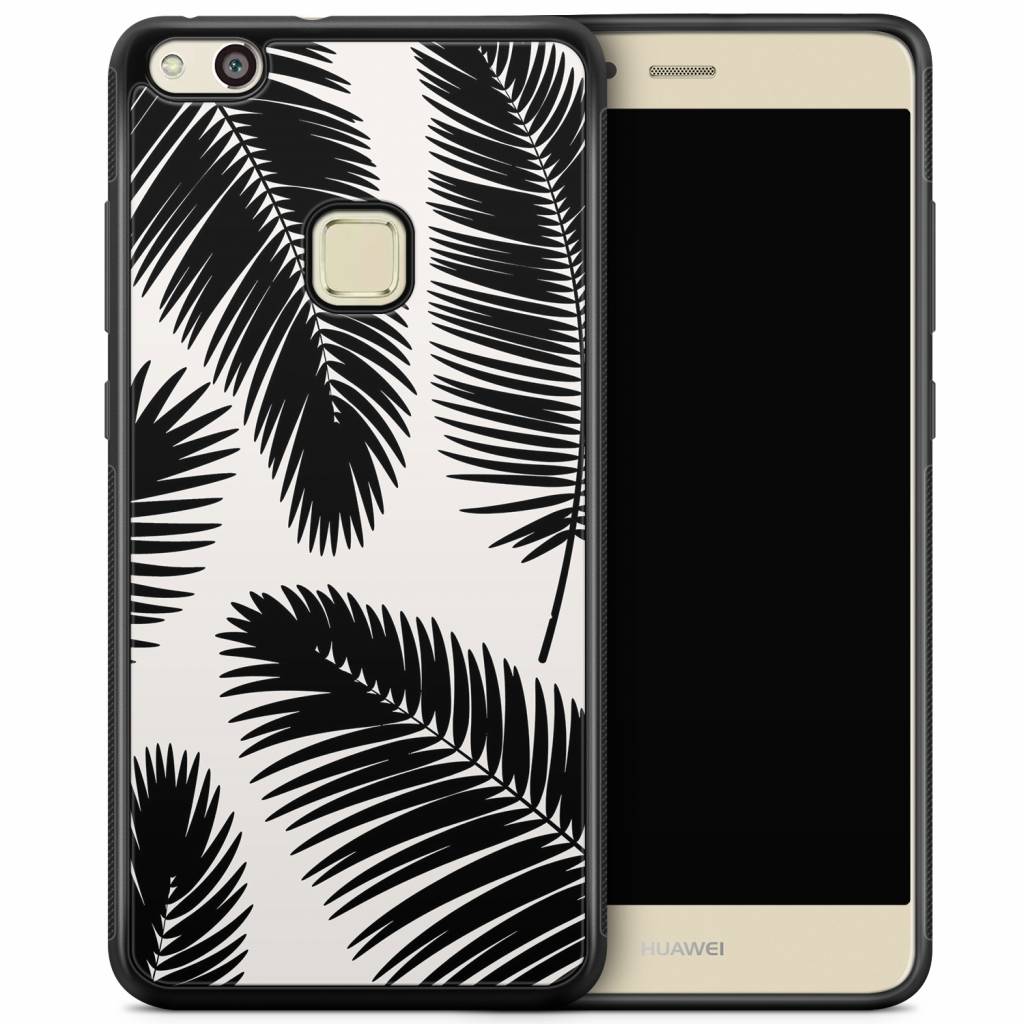 Huawei P10 Lite hoesje Palm leaves silhouette