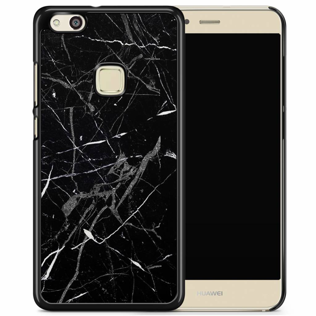 Huawei P10 Lite hoesje Marmer zwart