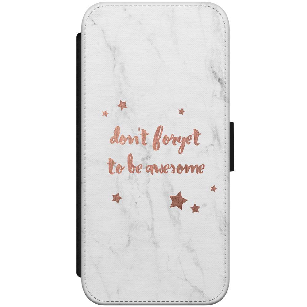 iPhone 7 8 flipcase Be awesome