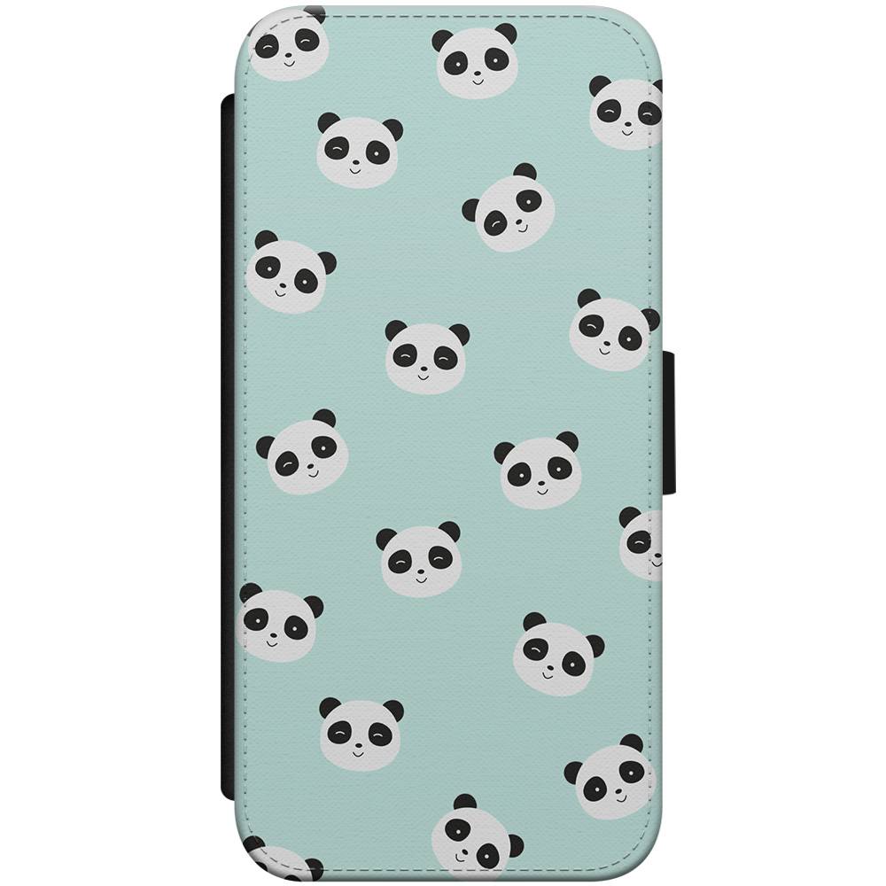 iPhone 7 8 flipcase Panda's