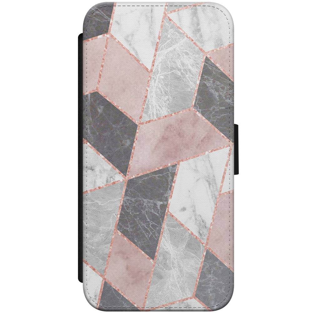 iPhone 7/8 flipcase - Stone grid