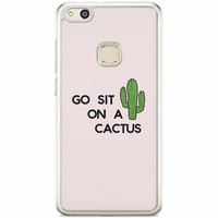 Casimoda Huawei P10 Lite siliconen hoesje - Go sit on a cactus