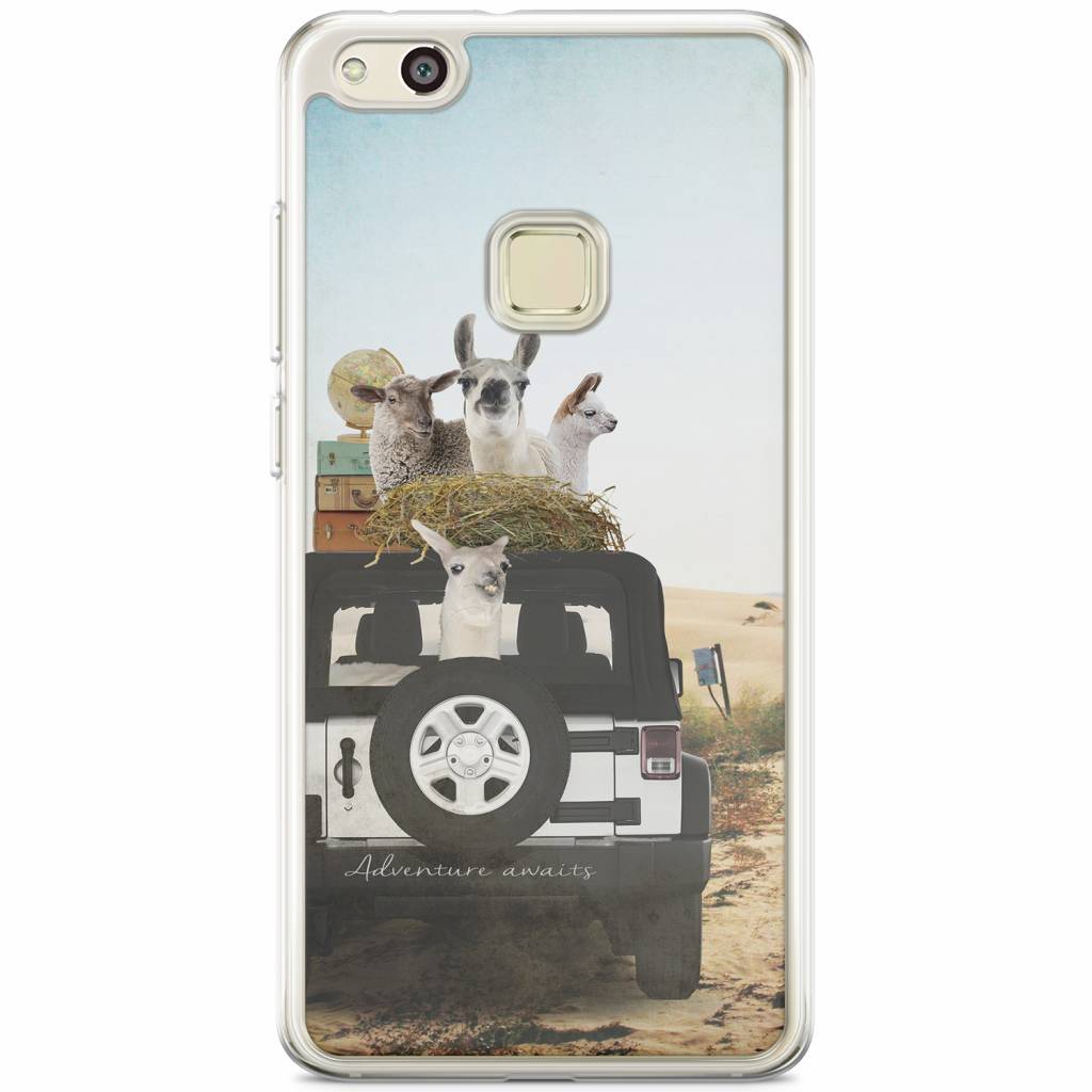 Huawei P10 Lite Siliconen Hoesje Adventure Awaits huismerk kopen in de aanbieding