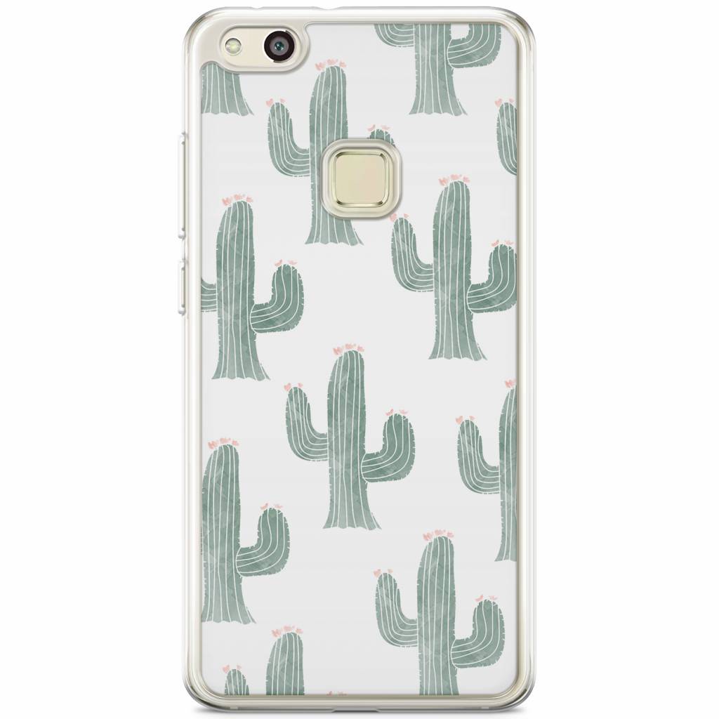 Huawei P10 Lite siliconen hoesje Cactus print