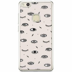 Casimoda Huawei P10 Lite siliconen hoesje - Eyes on you