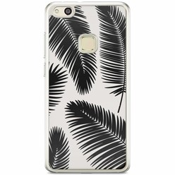 Casimoda Huawei P10 Lite siliconen hoesje - Palm leaves silhouette