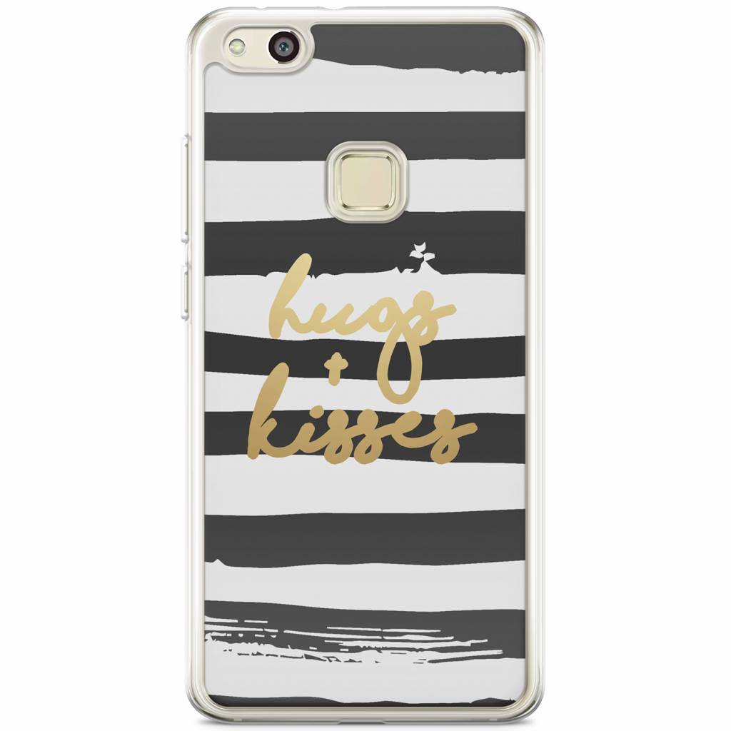Huawei P10 Lite siliconen hoesje Hugs kisses