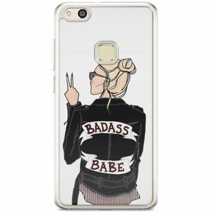 Casimoda Huawei P10 Lite siliconen hoesje - Badass babe