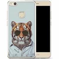 Casimoda Huawei P10 Lite siliconen hoesje - Tijger wild