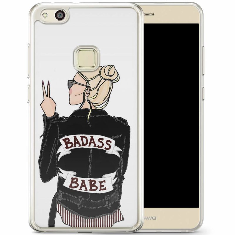 Casimoda Huawei P10 Lite siliconen hoesje - Badass babe