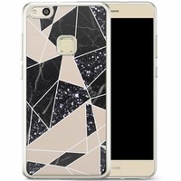 Casimoda Huawei P10 Lite siliconen hoesje - Abstract painted