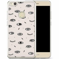 Casimoda Huawei P10 Lite siliconen hoesje - Eyes on you