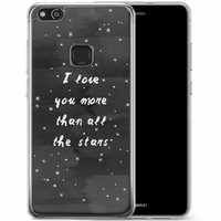 Casimoda Huawei P10 Lite siliconen hoesje - Stars love quote