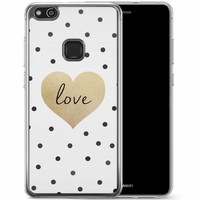 Casimoda Huawei P10 Lite siliconen hoesje - Love dots