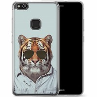 Casimoda Huawei P10 Lite siliconen hoesje - Tijger wild