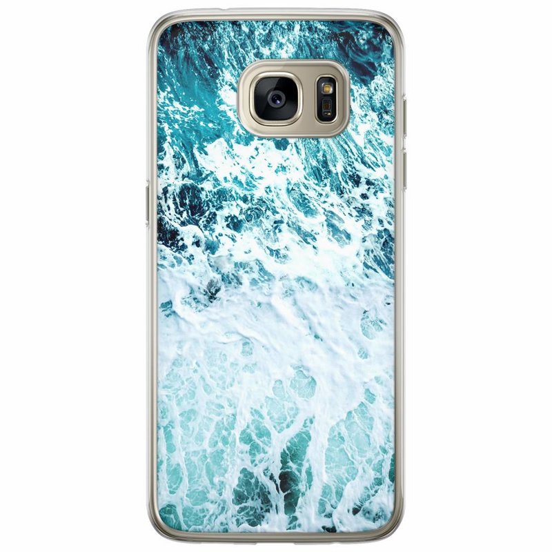 Casimoda Samsung Galaxy S7 Edge siliconen hoesje - Oceaan