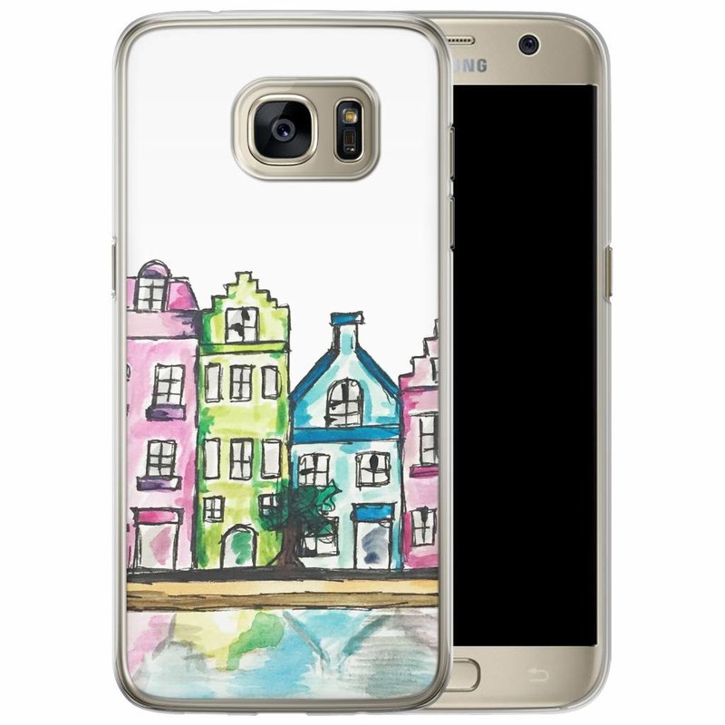 Casimoda Samsung Galaxy S7 Edge siliconen hoesje - Amsterdam