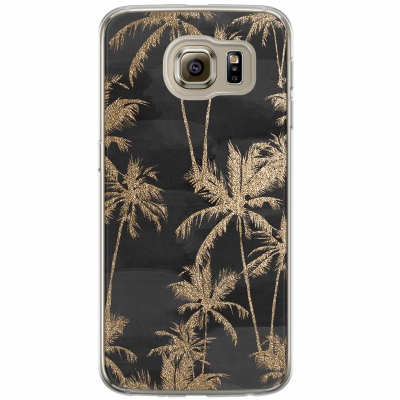 Casimoda Samsung Galaxy S6 siliconen hoesje - Palmbomen