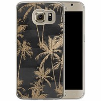 Casimoda Samsung Galaxy S6 siliconen hoesje - Palmbomen