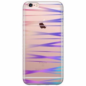 Casimoda iPhone 6/6s siliconen hoesje - Hologram lines