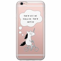 Casimoda iPhone 6/6s transparant hoesje - They see me rollin'