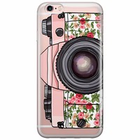 Casimoda iPhone 6/6s transparant hoesje - Hippie camera