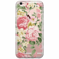 Casimoda iPhone 6/6s siliconen hoesje - Floral