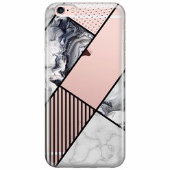 Casimoda iPhone 6/6s transparant hoesje - Abstract