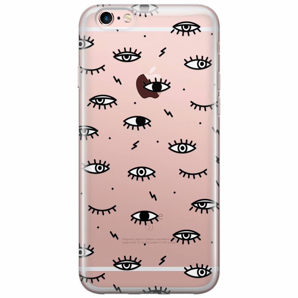 iPhone 6 6s transparant hoesje Eye see you