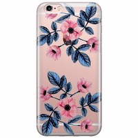 Casimoda iPhone 6/6s transparant hoesje - Floral mood