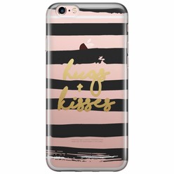 Casimoda iPhone 6/6s transparant hoesje - Hugs & kisses